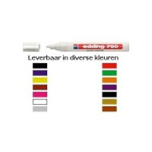 Edding 750 paint marker 4-750001 Lackmarker Schwarz 2 mm, 4mm