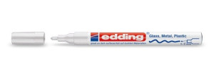 Edding 751 paint marker 4-751049 Lackmarker Wei 1 mm, 2mm