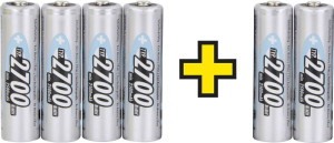 Ansmann 4+2 HR06 Mignon (AA)-Akku NiMH 2700 mAh 1.2V 6St.