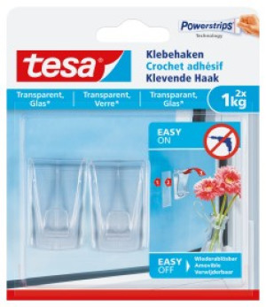 TESA Klebehaken Large Transparent Inhalt: 2St.