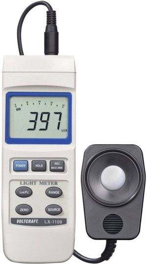 VOLTCRAFT LX-1108 Luxmeter 0 - 400000 lx