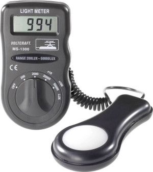 VOLTCRAFT MS-1300 Luxmeter 0.1 - 50000 lx