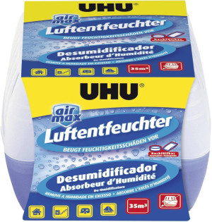UHU airmax Granulat-Luftentfeuchter 14 Transparent