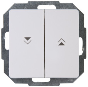 Kopp Einsatz Jalousie-Schalter Paris Wei 651502087