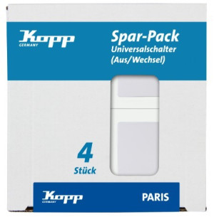 Kopp Einsatz Wechselschalter Paris Wei 652602012