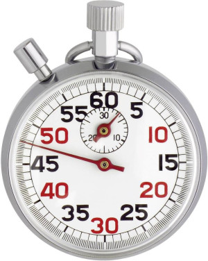 TFA Dostmann 38.1022 Stoppuhr analog Metall