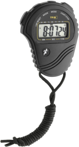 TFA Dostmann 38.2029 Stoppuhr digital Schwarz