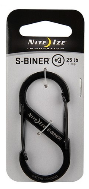 NITE Ize NI-SB3-03-01 Karabiner S-Biner Gr. 3 67mm x 29mm 1St.
