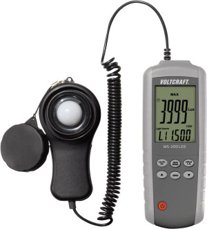 VOLTCRAFT MS-200LED LED-Luxmeter 0 - 400000 lx