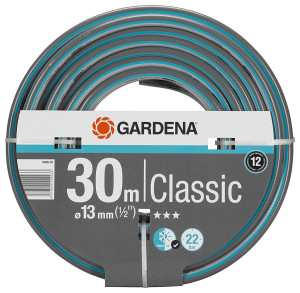 Gardena 18009-20 Gartenschlauch 13mm 1/2 Zoll - 30m - grau blau