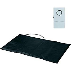 PENTATECH Indexa 33620 Alarmtrittmatte 95dB mit 10m Kabel - schwarz
