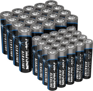 Ansmann Batterie-Set Micro, Mignon 40St.