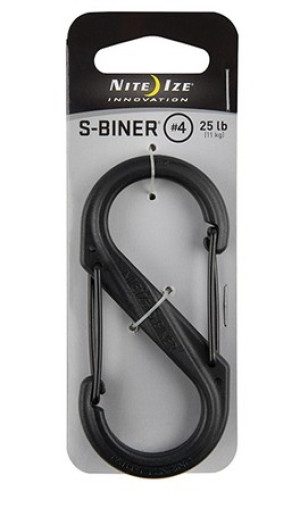NITE Ize NI-SBP4-03-01BG Karabiner S-Biner Gr. 4 88mm x 38mm x 8mm