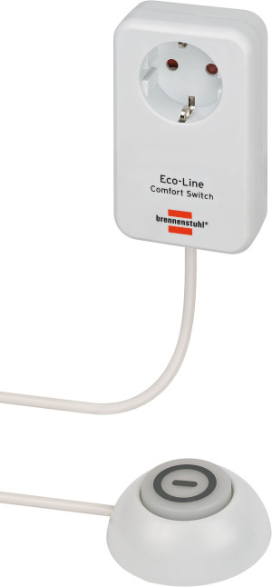 Brennenstuhl 1508220 Schaltbare Zwischensteckdose mit abgesetztem