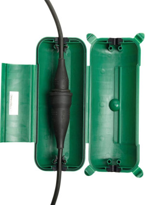 Heitronic 21045 Steckerbox Grn