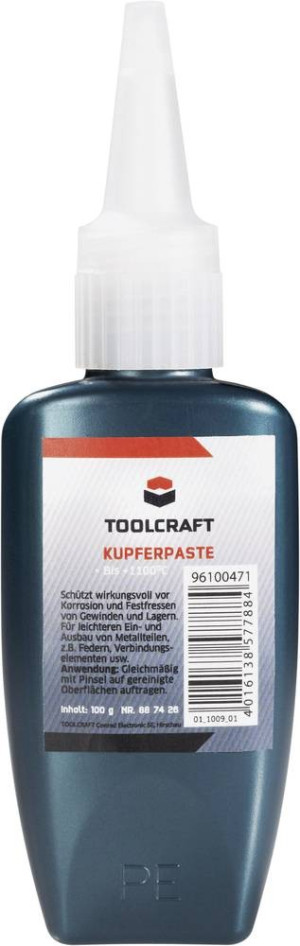 TOOLCRAFT 887426 Kupferpaste 100g