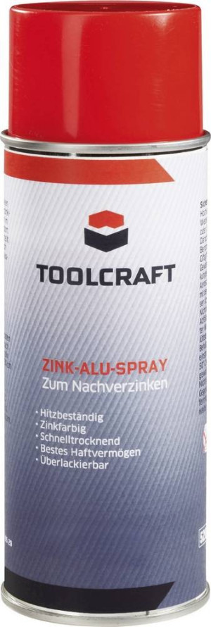 TOOLCRAFT 886529 Alu-Zinkspray 400ml
