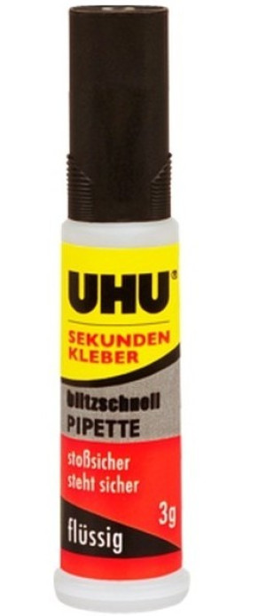 UHU blitzschnelle Pipette Mehrzweckkleber 48795 10g