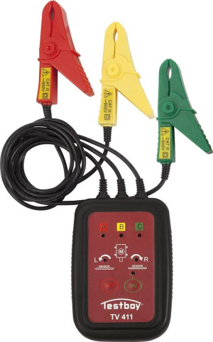 Testboy TV 411 Drehfeldmessgert CAT III 600V LED