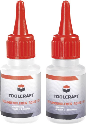 TOOLCRAFT ROPID 100 & ROPID 150 Sekundenkleber 885815 1 Set