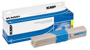 KMP Toner ersetzt OKI 44469704 Kompatibel Gelb 2000 Seiten O-T30
