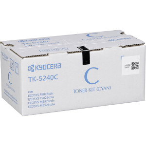 Kyocera Toner TK-5240C Cyan (ca. 3.000 Seiten) - Passend fr ECOSYS
