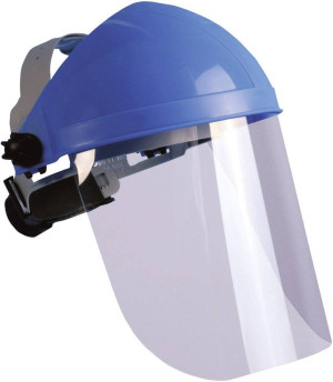 L+D 2669 Schutzvisier Blau, Transparent EN 166 DIN 166