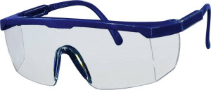 L+D 2668 Vollsichtbrille Blau EN 166-1 DIN 166-1
