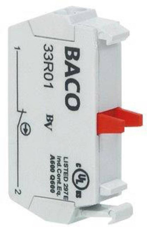 BACO 33R10 Kontaktelement 1 Schlieer tastend 600V