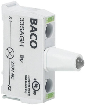 BACO BA33SAYL LED-Element Gelb 12 V/DC, 24 V/DC 1St.