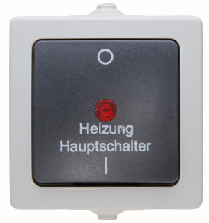 Kopp 565356002 Feuchtraum-Schalterprogramm Heizungs-Notschalter