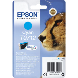 Epson Druckerpatrone T0712 Original Cyan C13T07124012