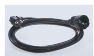 Bachmann 341.185 Strom Verlngerungskabel 16A Schwarz 3.00m H05VV-F
