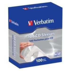 Verbatim CD / DVD Papierhlle Papersleeve 100 Pack