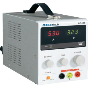 Basetech BT-305 Labornetzgert, einstellbar 0 - 30 V/DC 0 - 5A 150W