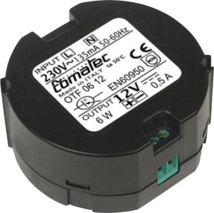 Comatec OTF/06.12RA AC/DC-Einbaunetzteil 0.5A 6W 12 V/DC 1St.