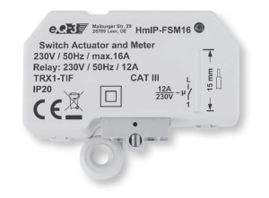 eQ-3 Homematic IP Schalt-Mess-Aktor (16A) - Unterputz