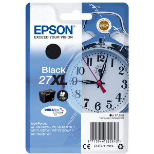 Epson Tintenpatrone 27XL Schwarz (ca. 17,7ml) - Passend fr
