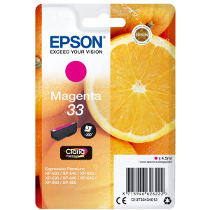 Epson Tintenpatrone 33 Magenta (M) (ca.300 S.) - Passend fr