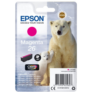 Epson Druckerpatrone T2613, 26 Original Magenta C13T26134012