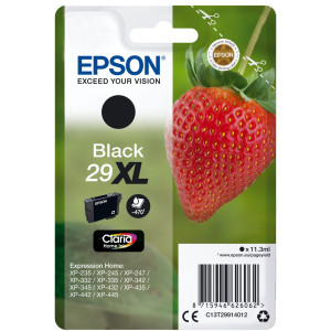 Epson Tintenpatrone 29XL Schwarz (ca. 470 Seiten) - Passend fr