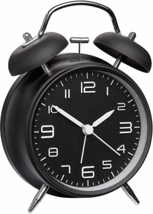 TFA Dostmann 60.1025 Mechanisch Wecker Schwarz Alarmzeiten 1