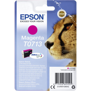 Epson Tintenpatrone T0713 Magenta (ca. 250 Seiten) - Passend fr