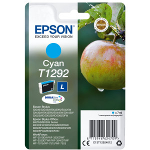 Epson Tintenpatrone T1292 DURABrite Ultra Cyan - Passend fr Stylus
