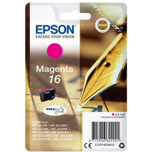 Epson Druckerpatrone T1623, 16 Original Magenta C13T16234012