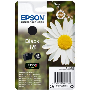 Epson Tintenpatrone 18 T1801 Claria Home Schwarz - Passend fr