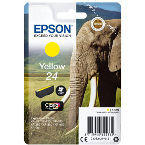 Epson Druckerpatrone T2424, 24 Original Gelb C13T24244012