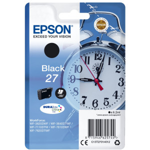 Epson Tintenpatrone 27 Schwarz (ca. 6,2ml) - Passend fr WorkForce