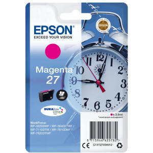 Epson Tintenpatrone 27 Magenta (ca. 3,6ml) - Passend fr WorkForce