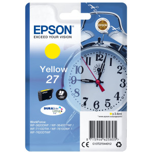 Epson Tintenpatrone 27 Gelb (ca. 3,6ml) - Passend fr WorkForce WF-